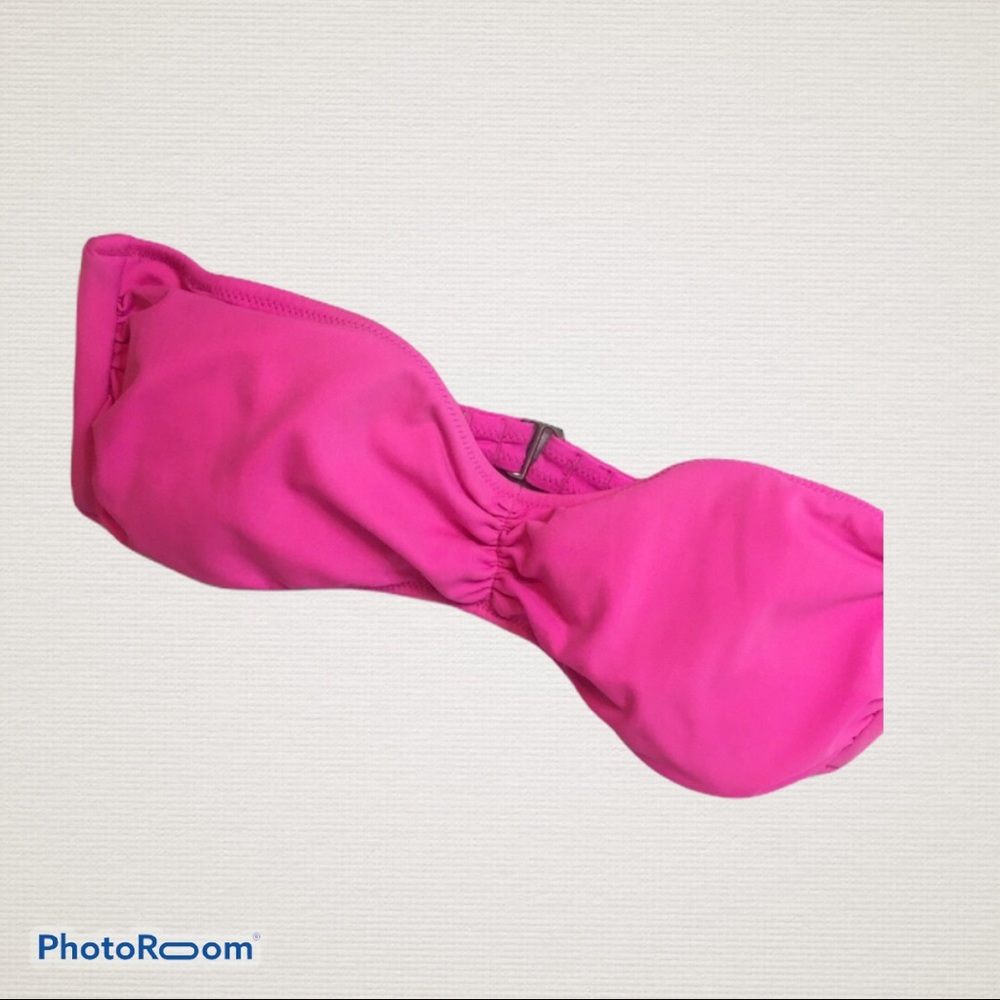 Victoria Secrets Pink Bando Bathing Suit Top M